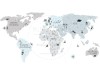Naklejka na ścianę - mapa świata eco 4
