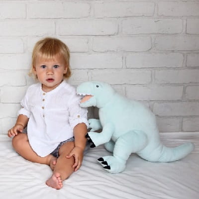 Pluszowy Dinozaur miętowy rozmiar L Melootka