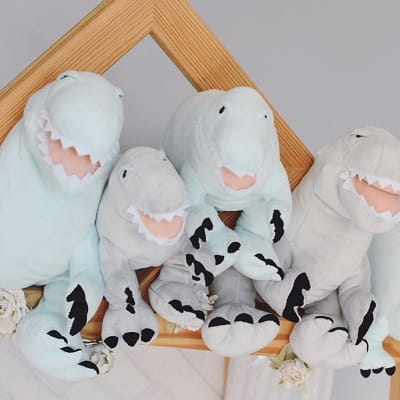 Pluszowy Dinozaur miętowy rozmiar L Melootka 4