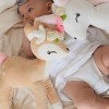 Pluszowa sarenka z kremowym wianuszkiem duża Melootka 3