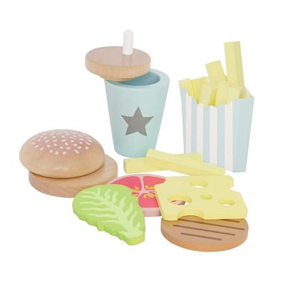 Drewniany zestaw hamburger Jabadabado 1
