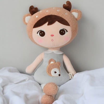 Lalka Metoo Jelonek szary 50cm