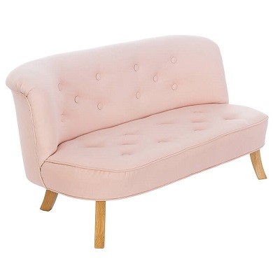Sofa Len Pudrowy Róż Somebunny