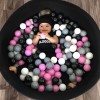 Suchy basen z piłeczkami (200 szt) czarny MeowBaby 2
