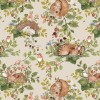 Tapeta dziecięca Sleepy Animals Beż śpiące zwierzęta 1