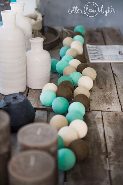 Cotton Balls - PEPPERMINT CHOCOLATE 1