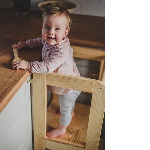 Kitchen Helper Pomocnik Kuchenny dla Dziecka Naturalny 5