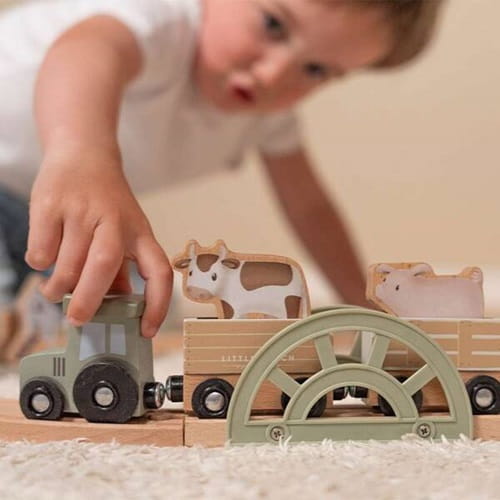 Pociąg z torami Little Farm Little Dutch 1